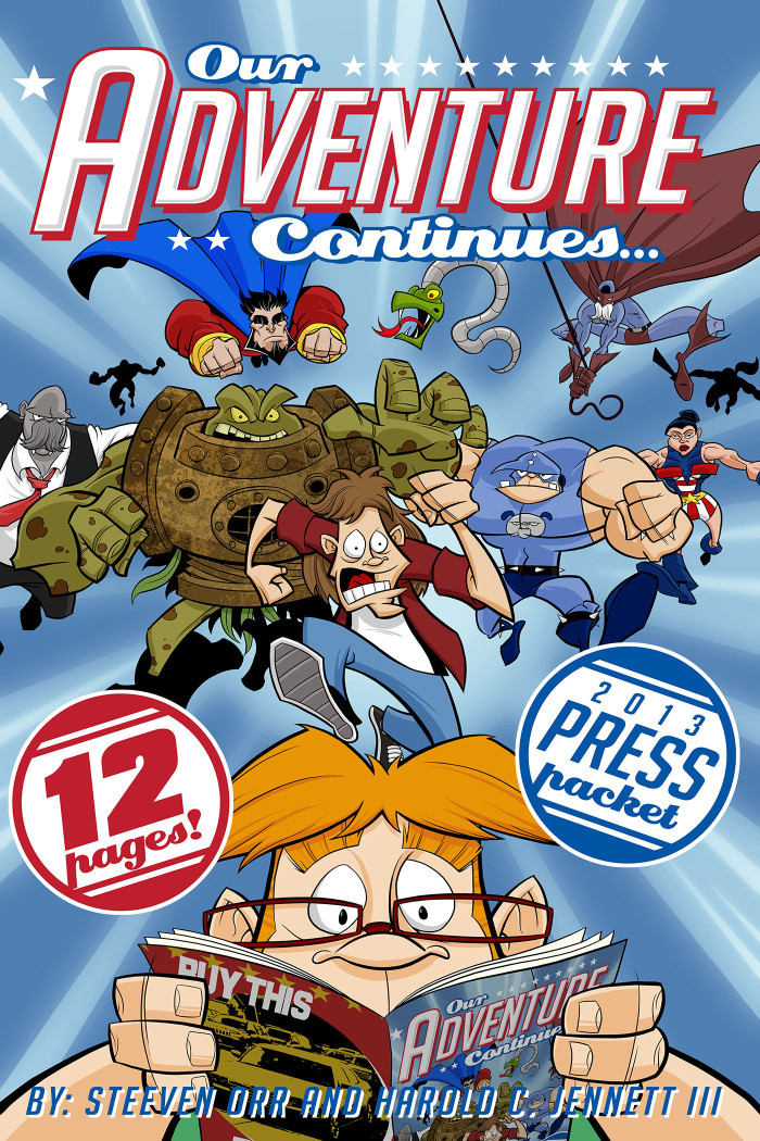 Our Adventure Continues Comic Cover